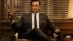 Men Mad Men Cigarettes American suit jon hamm window blinds