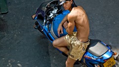 Men male models Andre Ziehe