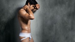 Men male models muscular jockstrap