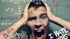 Men mathematics screaming Students hate equations