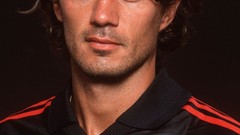 Men soccer AC Milan football ball Paolo Maldini