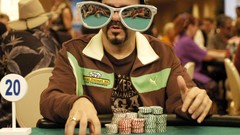 Men sunglasses poker chips David Cross poker face The Grand 