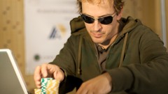Men sunglasses poker chips Phil Laak