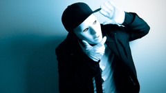 Men tie hats masks white mask