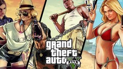 Men woman Dogs hats Gangsters blondes grand theft auto 5 grand 