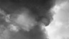 Menacing clouds nature
