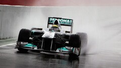 Mercedes AMG Petronas formula 1 Lewis Hamilton vehicle rain Car
