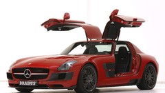 Mercedes-Benz brabus open doors Mercedes-Benz SLS AMG E-Cell