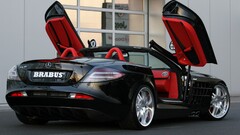 Mercedes-Benz Car vehicle black cars Mercedes-Benz SLR McLaren