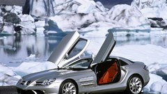 Mercedes-Benz doors icebergs slr mclaren Mercedes-Benz SLR 