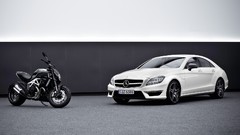 Mercedes-Benz Ducati Superbike vehicles amg grayscale 