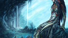 Mermaid jellyfish rainbow etc. mermaids anemones seahorses 