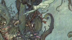 Mermaids artwork underwater Edmund