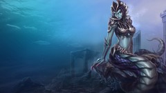Mermaids League of Legends Cassiopeia Naga fantasy art monster 