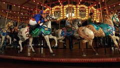 Merry-go-round jockey