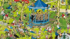 Mess puzzle cartoons drawings