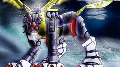 Metalgarurumon on The ice