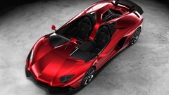 Metallic front Lamborghini-Aventador prismatic pearlescence