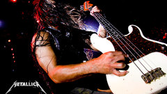 Metallica bass guitars Robert