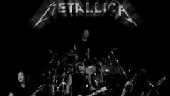 Metallica grayscale monochrome black