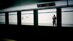 Metro subway digital art