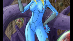 Metroid zero suit samus