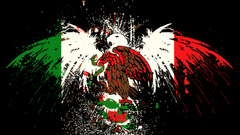 Mexican eagle vector vectorized