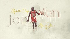 Michael Jordan basketball text watermarked Sport Sports Men