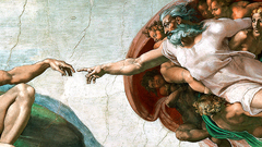 Michelangelo the creation of