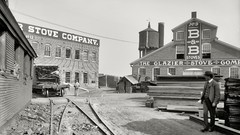 Michigan USA historic lumber grayscale companies Amin Peyrovi
