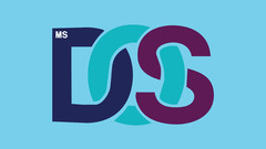Microsoft dos logo computer