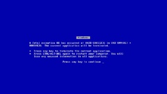 Microsoft windows Blue Screen