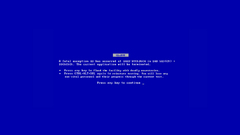 Microsoft windows Blue Screen