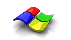 Microsoft windows glossy texture