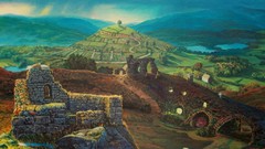 Middle-Earth artwork fictional landscapes The Shire James 