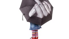 Middle finger fuck you