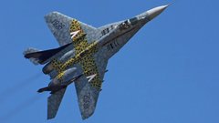 MIG-29 Fulcrum Aircraft camouflage