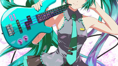 Miku guitars vocaloid hatsune anniversary bass 2nd