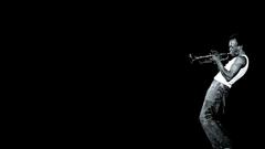 Miles davis black background