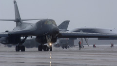 Military airplanes bomber b-1