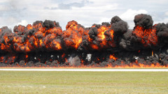 Military explosions warfare napalm