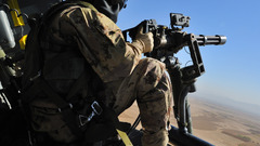 Military Helicopters vehicles minigun