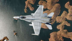 Military Islands f-18 hornet