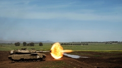Military merkava tanks main
