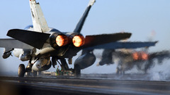 Military Navy take off