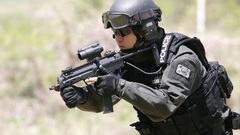 Military police SWAT Korean