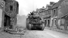 Military Sherman tanks World