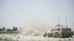 Military tanks Afghanistan Leopards