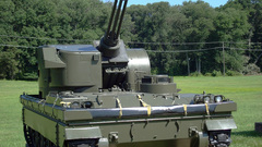 Military tanks anti-aircraft