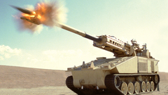 Military tanks artillery